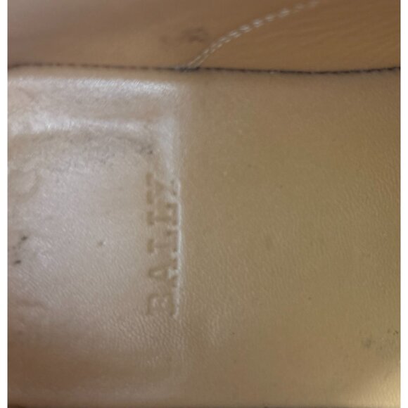 Bally Cabiri Calf Plain Leather Shoes color Moka Sz 9 F made in Italy - Picture 8 of 10